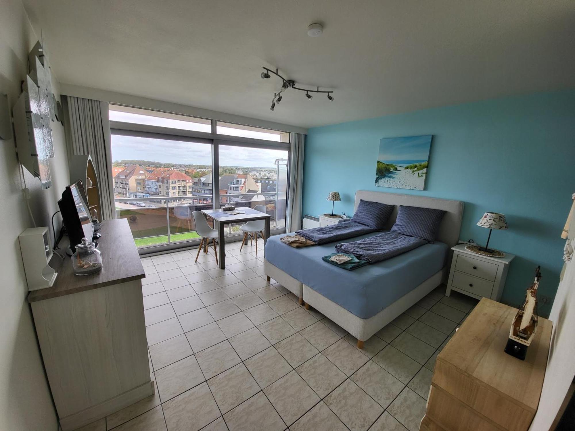 Studio With Sea View And Panoramic View In Bredene Exterior foto